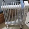 美的（Midea）【白玉】取暖器/电暖器/电暖气家用/烤火炉/13片大面积/电热油汀/油酊/电热器/电热取暖器HYX22N 实拍图