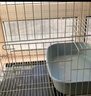 憨憨宠猫笼折叠猫笼子大号猫别墅加粗加密双层猫舍猫窝宠物猫咪用品家用 黑色 600双层 实拍图