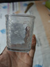 高颜值锤纹杯初雪玻璃杯日式家用水杯威士忌酒杯方形杯子简约 初雪 200ml 2只 鱼鳞透明 实拍图