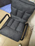汤凯颐电脑椅懒人沙发宿舍家用靠背椅可躺可调办公椅学生折叠座椅电竞椅 百搭灰+储物袋【靠背五档调节】 实拍图