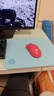 赛睿（SteelSeries）QcK Medium游戏电竞鼠标垫donk同款fps顺滑CSGO/打瓦M号 320*270*2mm 霜冻蓝 实拍图