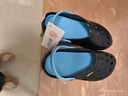 回力 Warrior 凉拖休闲情侣款拖鞋透气户外百搭包头沙滩鞋透气轻便洞洞鞋 049 黑色 39 实拍图
