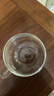 茗愿玻璃花茶杯办公水杯耐高温防炸裂家用喝水透明带把手圆滑玻璃杯 【玻璃杯】400ml 实拍图