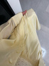 自巧小个子醋酸盐系衬衫半身裙两件套女2024春夏新款慵懒漂亮套装 奶酪黄衬衫 XS (2码) 实拍图