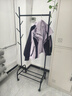 姗姗木艺衣架落地衣帽架卧室挂衣架可移动晾衣架阳台晒衣架收纳置物架子 实拍图