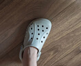 CROCS卡骆驰洞洞鞋贝雅男鞋女鞋轻便耐磨一脚蹬拖鞋休闲鞋|10126 卵石色-2V3 36 /37(220mm) 实拍图