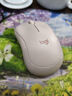 罗技（Logitech）M221轻音鼠标 无线鼠标 办公鼠标 对称鼠标 带无线微型接收器 茱萸粉 实拍图