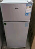 奥克斯小冰箱家用小型迷你冷藏冷冻两用出租房宿舍用节能省电寝室办公室电冰箱 【升级净化去味】48A166DW银【节能省电】 实拍图