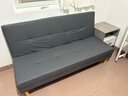 沙发小户型出租屋折叠多功能沙发客厅新款公寓卧室折叠两用沙发床 深灰色【免洗猫爪皮】 1.5米双人位 实拍图