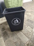 澜虞加厚塑料垃圾桶分类上海大号工业厨房环卫桶户外室内垃圾桶 60升无盖长方形垃圾桶 实拍图