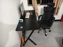 锦汐电脑椅办公椅子电竞椅家用人体工学椅老板椅主播靠背椅皮革转椅 黑色-工学椅【含乳胶坐垫】 实拍图