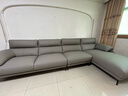 左右沙发现代简约头层牛皮沙发DZY5161-2 转二件正向+休 Z1012影青灰 实拍图