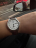 天梭表带1853力洛克原装款皮带真皮手表带T006/T41男女T063俊雅19 TS棕色棕线+银色蝴蝶扣 19毫米【表带接口宽度】 实拍图