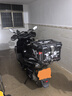 星骑侠裂行pcx160摩托车尾箱uy125uu铝合金尾箱巧格i电动车小牛n1后备箱 45L黑色版花+靠+车贴+不锈钢底座 实拍图