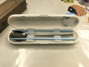 COOKSS筷子304不锈钢便携餐具学生儿童筷勺套装盒整上班族专用2件套 实拍图