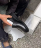 红蜻蜓男士商务皮鞋通勤软底爸爸鞋一脚蹬男鞋休闲鞋 WTA43335 黑色38 实拍图