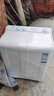 海尔（Haier）双桶洗衣机半自动 家用大件洗 10公斤大容量 省水电 以旧换新 双缸 原厂品质XPB100-81D2 实拍图