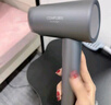 康夫（CONFU）2亿负离子护发电吹风机折叠家用便携大风速大功率国家补贴宿舍吹风筒1600W KF-3153灰 实拍图