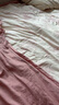 无印良品全棉四件套 100%长绒棉双人床上用品被套200*230cm 叶璃粉 实拍图
