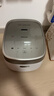 松下（Panasonic）【国家补贴20%】饭光光2.0电饭煲0涂层IH家用电饭锅3-4人无涂层不锈钢一级能效2.9升SR-HNS102-W 实拍图