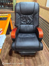 纽麦真皮老板椅可躺按摩皮质办公椅子家用电脑座椅总裁牛皮办公大班椅 头层牛皮+搁脚+按摩-颜色备注 实拍图