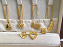 周生生黄金项链 幸福拼图足金套链 情侣礼物89778N计价 47厘米7.25克 实拍图
