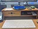 雷柏（Rapoo）E9300G升级款 99键无线/蓝牙多模键盘 刀锋超薄紧凑便携无线键盘 电脑笔记本商务办公键盘 白色 实拍图