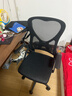 舒客艺家 电脑椅办公椅职员网椅转椅会议椅子家用电脑靠背椅休闲椅培训椅 钜惠【169学习椅】黑框黑网-海绵款 实拍图