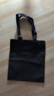 别颖帆布包手提帆布袋空白手绘学生单肩布袋广告袋会议袋环保购物袋 25*30黑色 实拍图