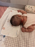 babycare新生儿枕头婴儿纱布枕透气宝宝枕头0-6月可机洗 林中白鹿40*20 实拍图