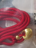 中国黄金（CHINA GOLD）足金小胖福手链男女孩金坨坨长命锁编织手绳周岁生日礼物送宝宝 胖福金坨+金珠【红绳】约0.3g 实拍图