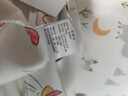 童颜新生婴儿包单纯棉a类产房襁褓裹布包巾四季抱被睡袋用品 2条 实拍图