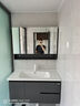 东鹏浴室柜陶瓷一体盆卫生间洗手盆柜组合实木洗脸盆柜洗漱台洗手台 储物镜柜-100cm 实拍图
