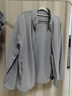 京东京造摇粒绒外套防静电抓绒衣保暖卫衣夹克男女同款T恤打底 浅灰色 XS 实拍图