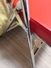 天坛家具7469折叠椅 金属会议喷塑软椅办公餐椅 国货老牌经典系列 电镀椅（红色） 2把 实拍图
