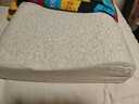 网易严选泰国进口乳胶枕头 93%含量天然原液乳胶枕米色天竺棉枕套 优眠款 实拍图