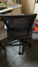 得力（deli）4901S 人体工学电脑转椅/靠背办公椅/职工椅 黑色网布 升降可控 实拍图