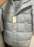 优衣库童装男童女童羽绒大衣/外套夹克保暖厚衣服473308 61 水蓝色 120 实拍图