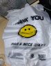 妙馨思加厚大号笑脸塑料袋背心袋超市购物食品打包袋手提方便袋包装袋子 实拍图
