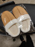2025新款棉拖鞋女士秋冬季家居室内加绒保暖可爱少女心棉鞋外穿 8803-米白色 36 -37适合35-36 实拍图