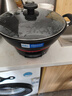 扬子电炒锅多功能家用铸铁电热锅电炒菜锅煎炒煮一体电饭锅电煮锅插电锅1-10人 经典款：四灯铸铁锅 30CM无蒸笼【加厚加深】 实拍图