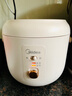 美的（Midea）电饭煲家用2L小型1-2人宿舍一人食小米粥煲汤蒸饭上蒸下煮一键煮饭智能保温迷你高颜值电饭锅JA205 实拍图