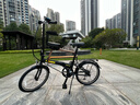大行（DAHON）折叠自行车20英寸铝合金轻便6速通勤单车冠特 KBA061黑色 实拍图