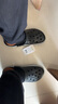 CROCS卡骆驰贝雅卡骆班|205089 黑色/白色-066 41/42(260mm)  实拍图