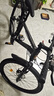 凤凰上海凤凰山地车自行车男士女式学生成人变速宽胎越野公路赛单车 【钢架/全套竞速轴承】条轮浅灰 27.5寸24速【建议168-198cm】 实拍图