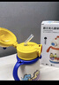 COOKSS儿童保温杯水杯宝宝吸管杯一岁以上婴幼儿学饮杯幼儿园专用水壶绿 实拍图