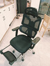 科润人体工学椅子护腰电脑椅家用舒适久坐电竞椅子男生可躺办公室座椅 定型乳胶黑-3级气杆-搁脚-4D扶手-155°无极后躺 155-180度(含) 可旋转可升降扶手 +铝合金脚 实拍图