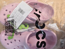 卡骆驰（CROCS）洞洞鞋贝雅卡骆班轻便耐磨一脚蹬休闲鞋|205089 芭蕾粉/糖果粉-6TG 37 /38(230mm) 实拍图