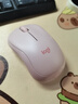 罗技（Logitech）M221轻音鼠标 无线鼠标 办公鼠标 对称鼠标 带无线微型接收器 茱萸粉 实拍图