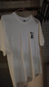 名创优品（MINISO）短袖男纯棉休闲宽松夏季圆领百搭青少年潮流半袖t恤 白 XL 实拍图